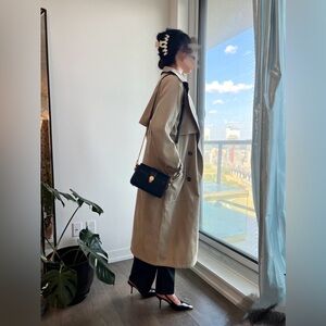 SOLD OUT 🧥Relaxed Classic Long Trench Coat